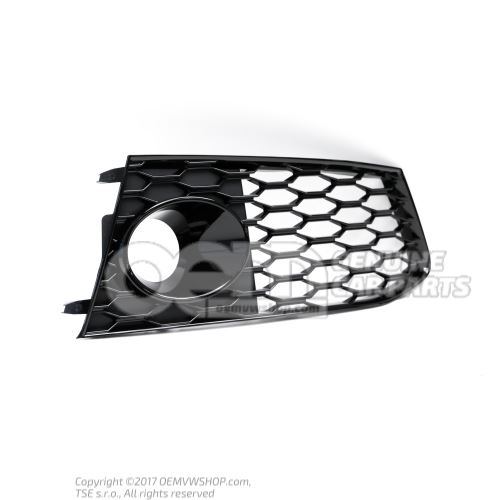 Grille de guidage d'air grille noir-brillant 4G8807682G T94