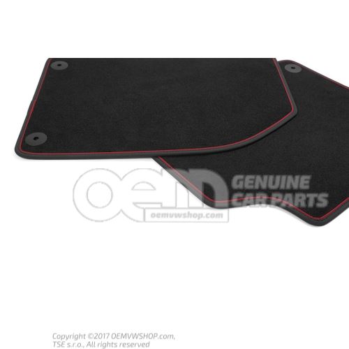 1 jeu tapis sol (textile) Skoda Fabia 3V 6V1061404B