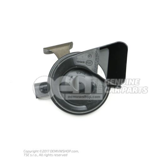 Signal horn retainer for signal horn 4S0951209