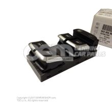 Switch for electric window regulator nero (black) 8K0959851F V10