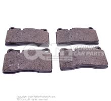 1 set of brake pads for disk brake 8J0698151K