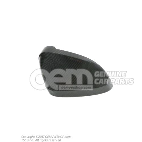 Trim for interior mirror housing carbon