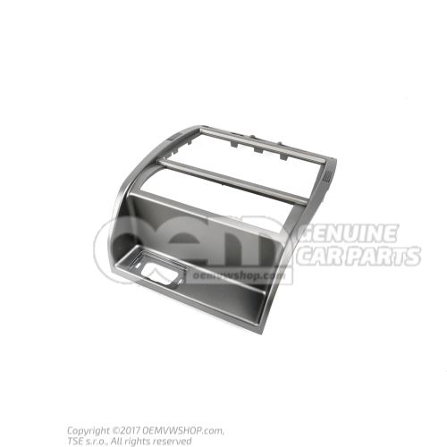 Trim for centre console titanium metallic (grey) 1M0863263F 2T4