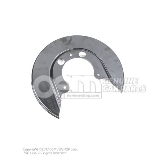 Cover plate for brake disc 8L0615611
