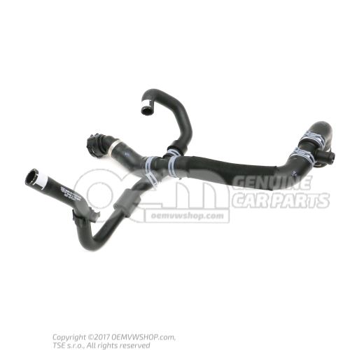 Tubo flex. agua con pieza acoplamiento Audi Q7 4M 4M0122101CK