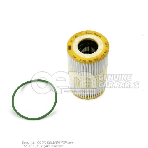 Filter element with gasket 06E115562H