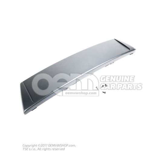 Licence plate holder grey 8P4807285G 1QP