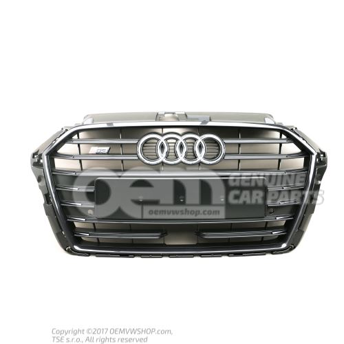 Grille de calandre chrome fonce mat 8V3853651AFFUQ