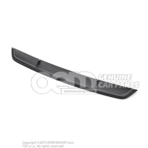 Rear diffuser black