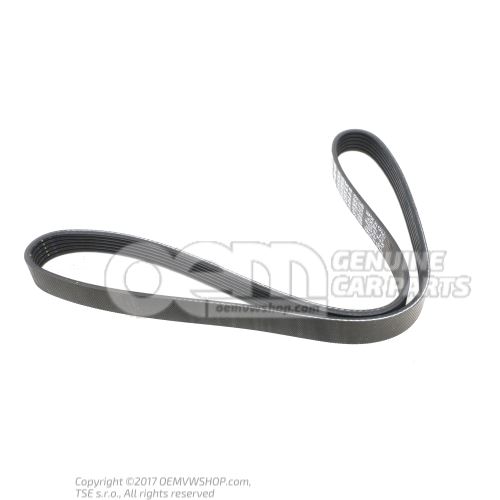 Poly-v-belt for vehicles with air condit. size 21,48X1026MM 04L260849AB