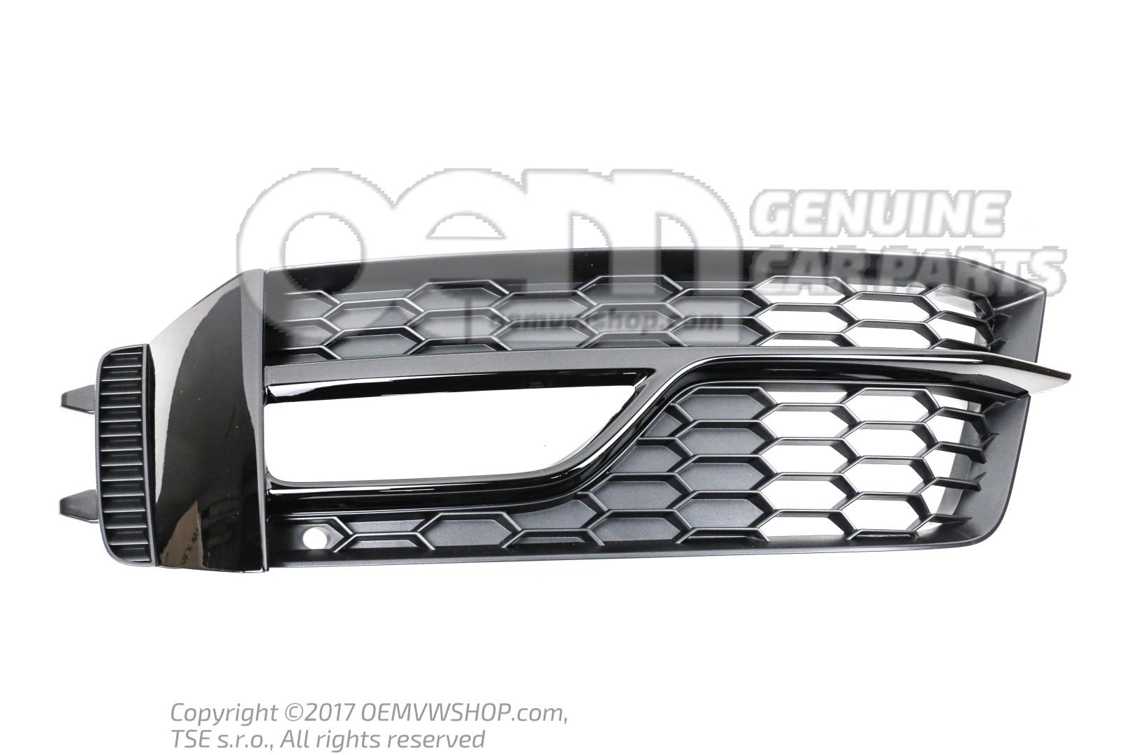 Air guide grille vent grille satin black 8K0807681Q 01C