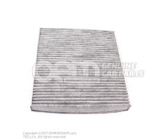 Filter insert with odour and harmful substance filtering 5Q0819653