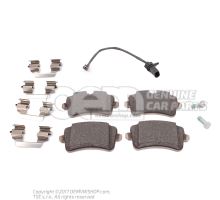 1 set of brake pads for disk brake 4G0698451J