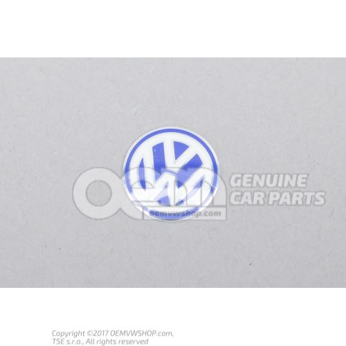 Simbolo VW plata brillante/azul/blanco 3B0837891 09Z