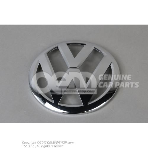 Embleme VW chrome brillant