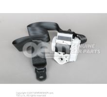 Three-point seat belt with inertia reel black 7H0857812E RAA