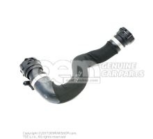 Coolant hose with quick release coupling 8K0121055B