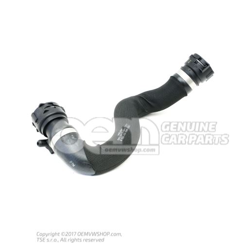 Coolant hose with quick release coupling 8K0121055B