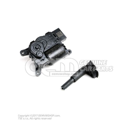 Control motor for temperature regulating flap marked 5WA898511