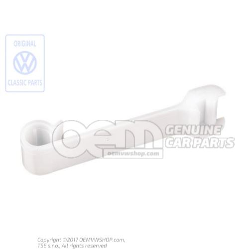Distance piece for brake cable rear
