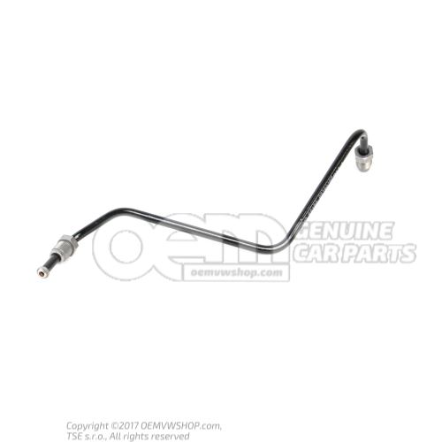 Brake pipe from brake hose to piston housing 7P6614162