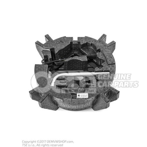 1 set assembly parts for spare wheel