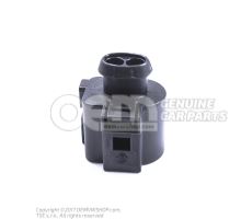 Flat contact housing with contact locking mechanism connection piece deceleration cut-off valve 1J0973722A