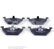 1 set of brake pads for disk brake &#39;eco&#39; economy JZW698151A