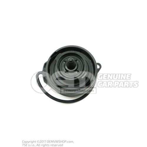 Cap with retaining strap for fuel tank 5WA201550A