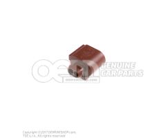Flat contact housing connection piece by-pass air cut-off valve charge air cooler 3B0973722A