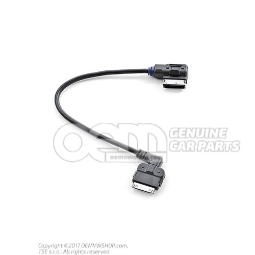 Cinch connection cable for vehicles with mdi interface 5E0051510