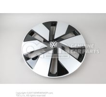 Wheel trim rings black/silver 10A601147BWZG