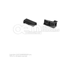 Flat contact housing with contact locking mechanism 4B0971832