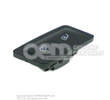 Safety switch for central locking satin black/white 7C0962126 WHS