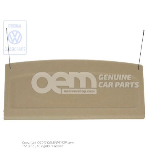 Cover for luggage compartment cream beige 6Q6867769F 8PX