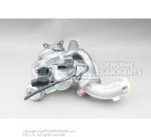Exhaust manifold with turbo- charger 06J145722D