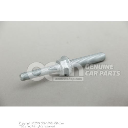 N  91171601 Double stud with hexagon drive M12X60/M10X50