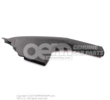 Hand brake lever handle black/aluminium Volkswagen Polo Hatchback 6R 6R0711461Q DIQ