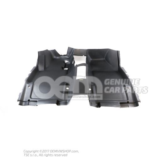 Floor cover (rubber) black 2K1863367A V79