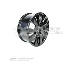 铝合金轮辋 黑色金属漆 3T0601025HDJX2