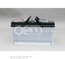 Battery with charge state indicator, filled and charged 000915105DK
