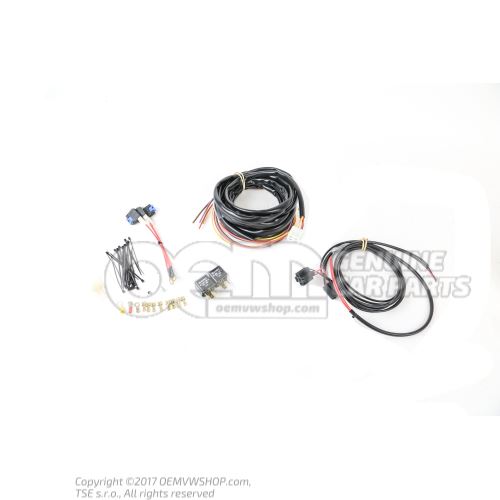 Faisceau de cables pour dispositif d'attelage Volkswagen Golf 1J 000055200G