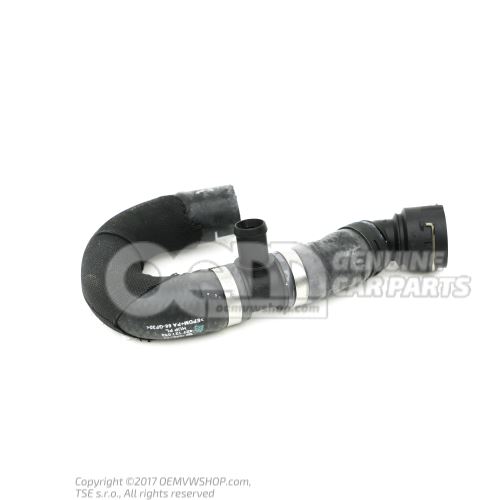 Coolant hose with quick release coupling Audi A6 Allroad Quattro 4B 4Z7121053