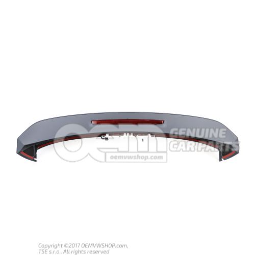 Spoiler for rear lid with high mounted brake light primed Seat Ateca 57 575827933D GRU