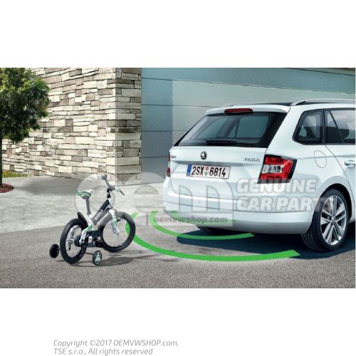 Install. kit for park assist. observe fitting instructions svm code for coding 6V9054630B