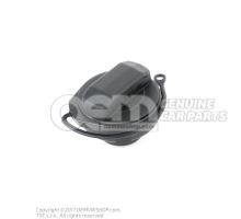 Cap with retaining strap for fuel tank 1K0201550AL