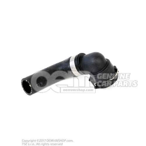 Coolant hose with quick release coupling 7L6121157J