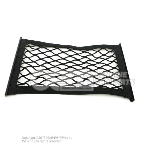 Mesh pocket satin black Skoda Rapid 5J 5JJ867690A 9B9