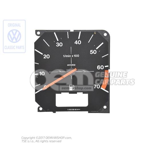 Compte-tours Volkswagen Golf Cabriolet 171 155919253F