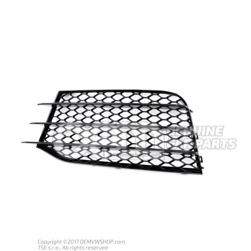 Air guide grille black-glossy 8J0807681G T94